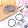 6pcs Blender Gasket for Oster, Blender Rubber Ring Replacement Gray