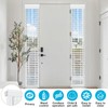 DoubleFill 2 Pack 8.5'' x 72'' Cordless Sidelight Blinds 2''