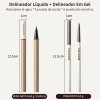2 Pcs Delineador De Ojos Long Lasting Eye Liner Negromarrón