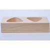 Kiso Craft Cypress Rice Ball Shape, 2 Holes (3.0 x