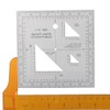 GetCoupon 6-inch Military Protractor, Transparent Plastics Perfectly for Land Nav
