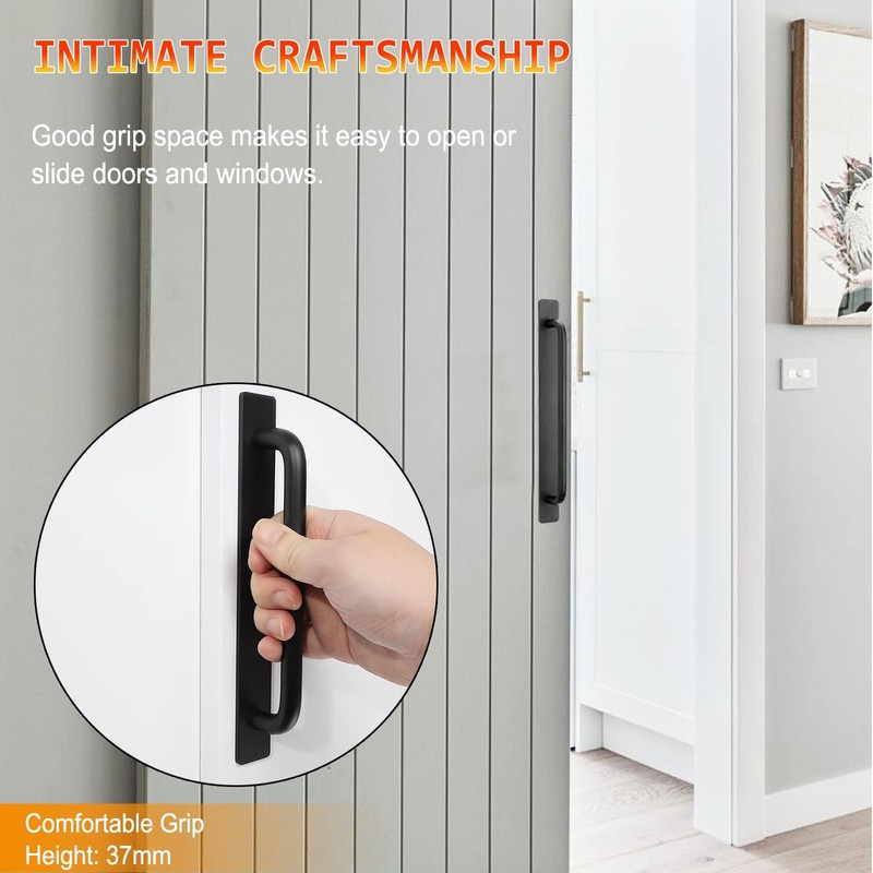 Young Dance Self-Stick Push Pull Cabinet Handles 2pcs – Aluminum