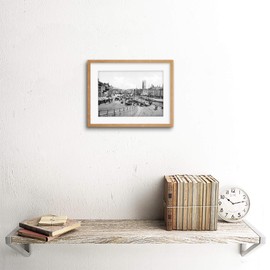 Wee Blue Coo VINTAGE PHOTO BRISTOL ST AUGUSTINE'S BRIDGE ENGLAND OLD FRAMED PRINT F97X2866