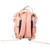 Pink Diaper Bag Backpack Multi Compartment Waterproof Large Capacity Travel