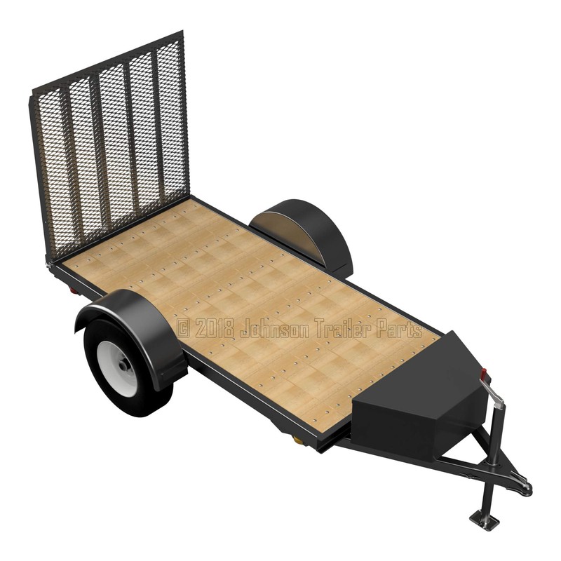 4′ x 8′ Utility Trailer Plans – 3,500 lb Capacity