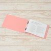 Plus Flat File Resin Jig A5 Horizontal Pink 10 Books