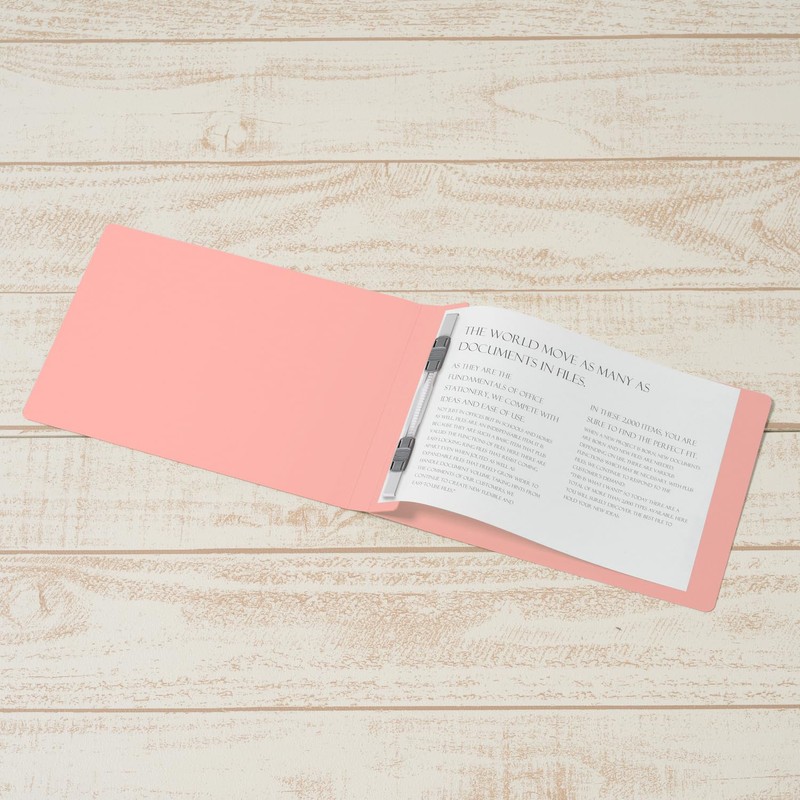 Plus Flat File Resin Jig A5 Horizontal Pink 10 Books