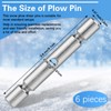 Tandefio 6 Pcs Pro Shear Pins Compatible with ATV Snow