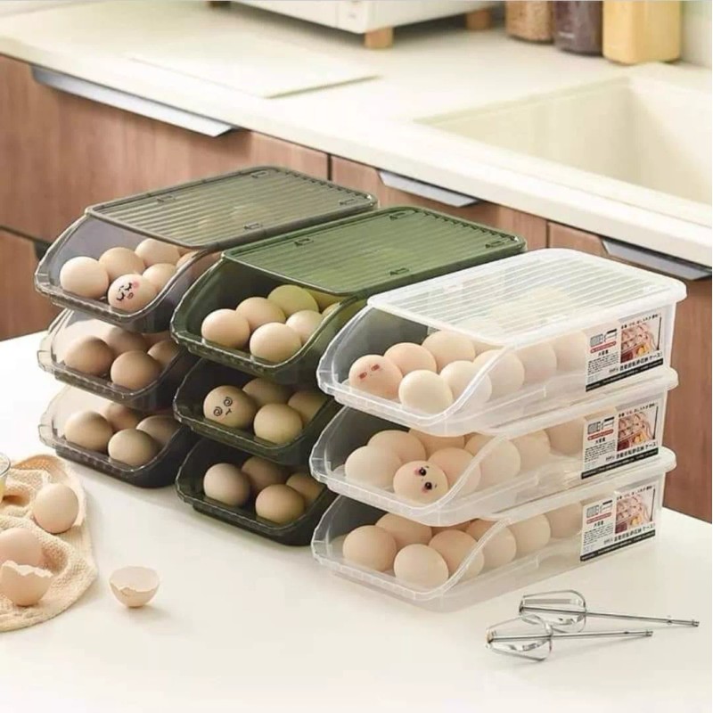 Huevera Caja Organizador Huevos Huevera Para Refrigerador