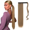 TTPSRY Ponytail Hair Extension 24 Inch Long Straight Synthetic Extensions