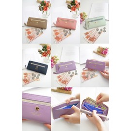 [フレームワーク] 長財布 ラウンドファスナー スカイブルー FW-45063-61