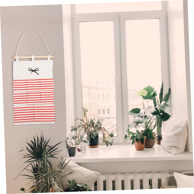Ciieeo Wall Hanging Organizer Bag Multi-Pouch Storage Pouch for Home