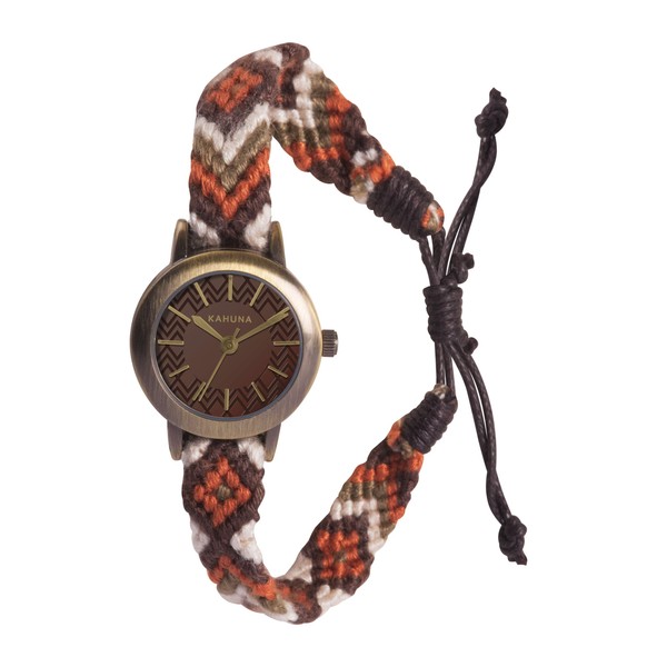 Kahuna Women's Quartz Watch with Brown Dial Analogue Display and