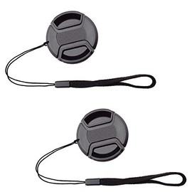 ULBTER 49mm Lens Cap Cover with Keeper for Sony E-Mount FE 50mm f/1.8,Sony E 55-210mm f/4.5-6.3 Lens,Sony E 35mm f/1.8,Sony E 20mm f/2.8 Lens for Sony Alpha a6600 a6500 a6400 a6300 a6100 a6000