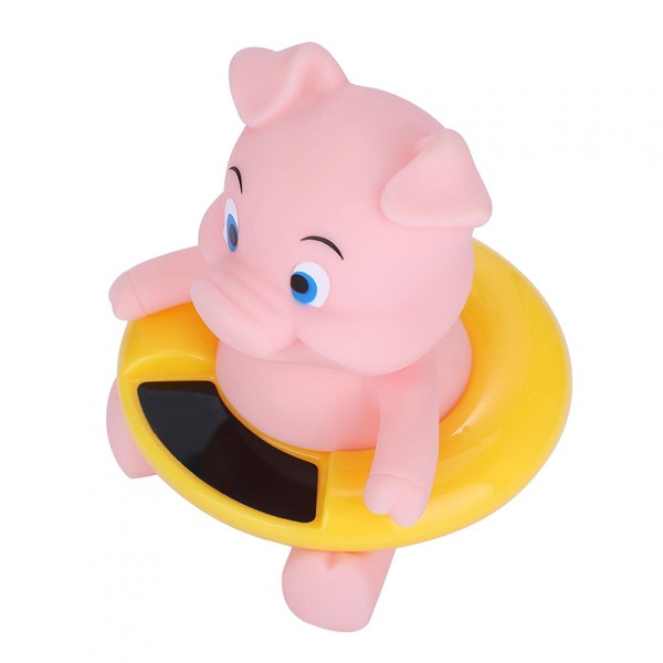 Baby Bath Thermometer Infant Cute Animals Floating Bathtub Toy Swimming Pool Water Temperature Tester for Newborn Children Kids(Pink Pig)