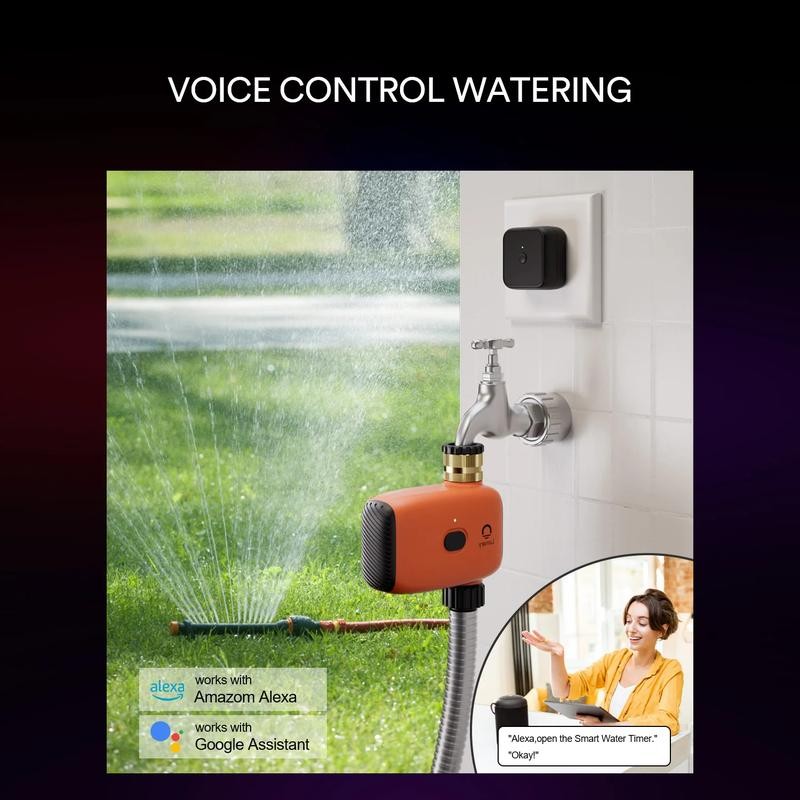 Lumary Smart Wi-Fi Watering Timer for Gardening with Brass Inlet(Gateway