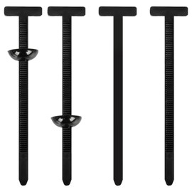 Nylon Universal Cable Tie Buckle, Multi-Purpose Heavy Duty Self-Locking Zip Ties with Pin & Button Design Plastic Cable Ties Tool Fasteners Car Body, UV Resistant Zipties for Car Daily Repair 200Pcs