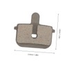 Sosoport 5 Pairs Semi Metal Bicycle Brake Pads Replacement Kit