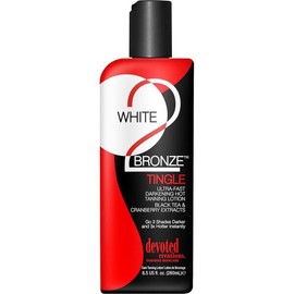 Creation 헌신적인 크리에이션 화이트 2 브론즈 팅글 초고속 다크닝 로션 8.5온스. Dedicated Creation White 2 Bronze Tingle High-Speed Darkening Lotion 8.5oz