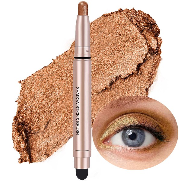 Qeetvia Eyeshadow Stick Makeup, Waterproof Hypoallergenic Long Lasting Cream Eye