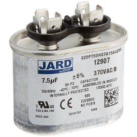 MARS - Motors & Armatures 12907 7.5 MFD/370 VAC Oval Motor Run Capacitor