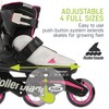 Rollerblade Microblade Free 3WD Kid's Size Adjustable Inline Skate, Black