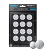 NICEBATT Cr2025 3V Lithium Battery 12 Pack, High Capacity 2025
