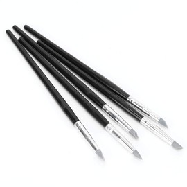 5 Unids Conjunto De Herramientas Esculpir La Arcilla Cabeza Silicona Herramientas Esculpir Formadores Accesorios ConformacióN Del Color, Mezclar Eliminar Huellas Digitales