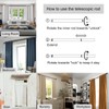 Byondeth Curtain Rods for Windows 16 to 120 Inches Adjustable