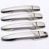 Recambo Stainless Steel Door Handle Trim Caps Set V2A Compatible