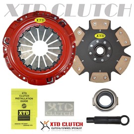 XTD Stage 4 Clutch Kit Compatible With 1990-2002 Honda Accord / 1992-2001 Prelude / 1997-1999 Acura CL H22 H23 F22 F23 2.2L 2.3L