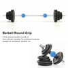 1 Pair of Barbell Dumbbell Curved Bar Grip Round Spherical