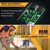 PREXISO 2-in-1 Laser Tape Measure, 135Ft Rechargeable Measurement Tool &