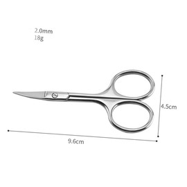 IWOWHERO 4pcs Trimming Scissors Colored Stainless Steel Beard Shears Precision Cutting for Barbers Home Diy Random Color