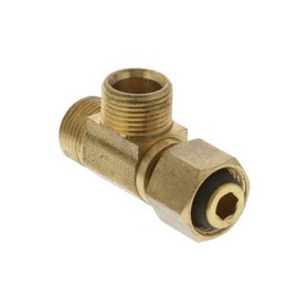 Aqua Plumb #3516P Easy Connect 3/8" x 3/8" Brass Supply Stop Extender Tee