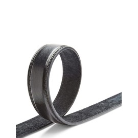 Chums Men's Leather Belt x2 Black Brown 1" inch Black 48-50