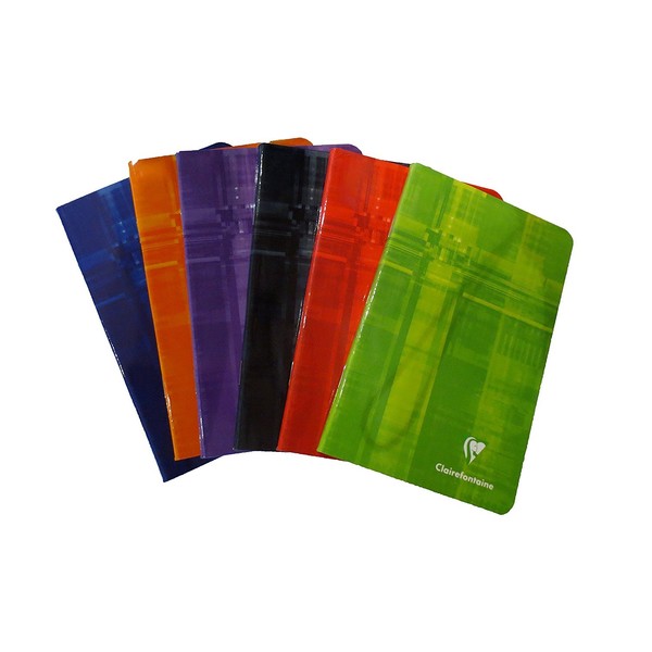 Pack of 3 Clairefontaine Staplebound Notebooks (Colors May Vary) -