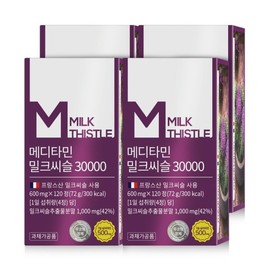 Meditamin 메디타민 밀크씨슬 30000 4병 4개월분 초고함량 실리마린 Meditamin Milk Thistle 30000 4 Bottles 4 Months Supply Ultra High Concentration Silymarin