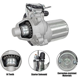 fullas GX200 Starter Motor Compatible with Honda GX160 5.5HP GX 200 6.5HP Predator 212 Electric Start for Duromax 7 HP Lifan 6.5 hp Viking 223cc Engine OE 31210-ZE1-023