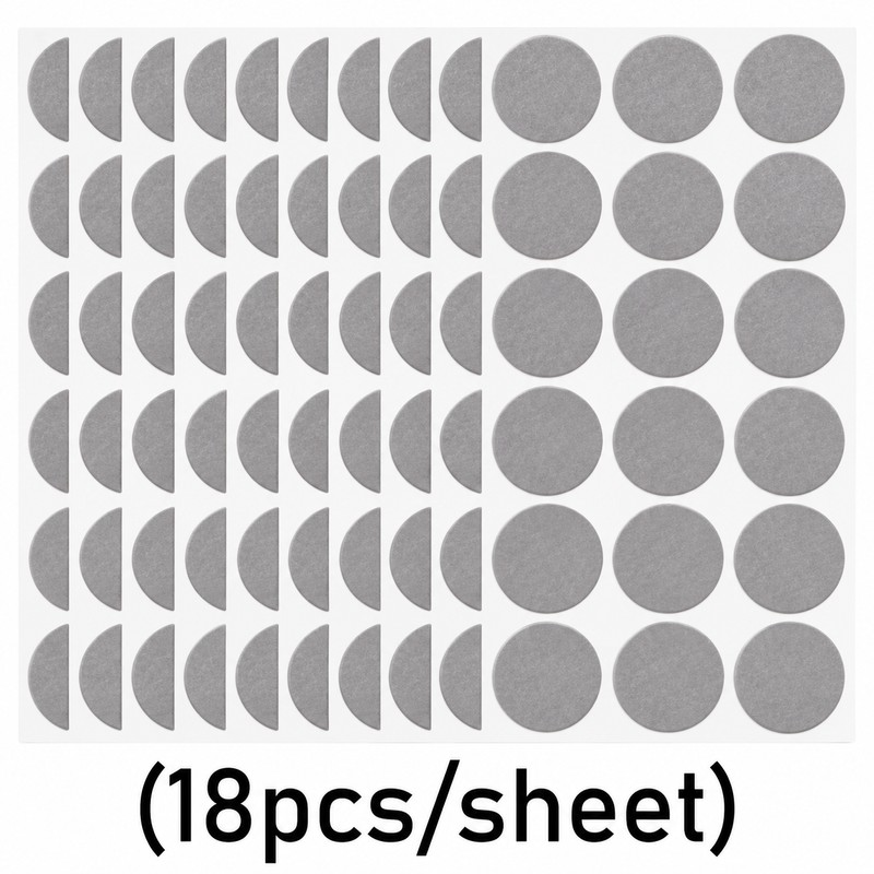 360-Piece Self-Adhesive Felt Furniture Pads for Floor Protection – Round
