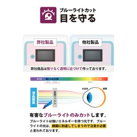 PSP-3000 / PSP-2000 PSP32WBLC B0244 Protective Film, Blue Light Cut, Anti-Fingerprint, Bubble Prevention, Antibacterial, Made in Japan