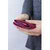 Leather Boxed Style wallet LEAS, red/cherry - ''LEAS Special Edition''