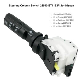 Headlight Turn Signal Fog Light Switch Fit for Nissan Frontier 2007-2015, Xterra 2007-2015, Pathfinder 2007-201212, Sentra 2007-2012 Replace 25540-ET11E 25540-ET11A