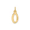14k Yellow Gold Ichthys Fish Pendant for Women or Unisex,