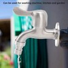 LATRAT 304 Stainless Steel Garden Faucet, Outdoor Wall Mounted Tap