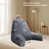 Reading Pillow with Shredded Memory Foam, Large Adult Backrest with
