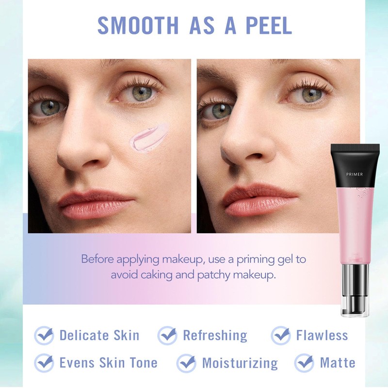 Face Primer Hide Pores Under Foundation, Moisturizing Even Skin Tone