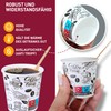 gobecups 100 Disposable Coffee Cups 110 ml / 4 oz
