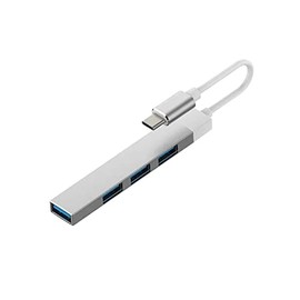 KOKKIA USBC_4USBA_Hub : 4 USB-A Ports in 1 USB-C Hub, USB-C to 4 USB-A for, Compatible with Windows/MacOS/Android/iOS/Linux Laptop, Notebook, Desktop Computer, Smartphones.