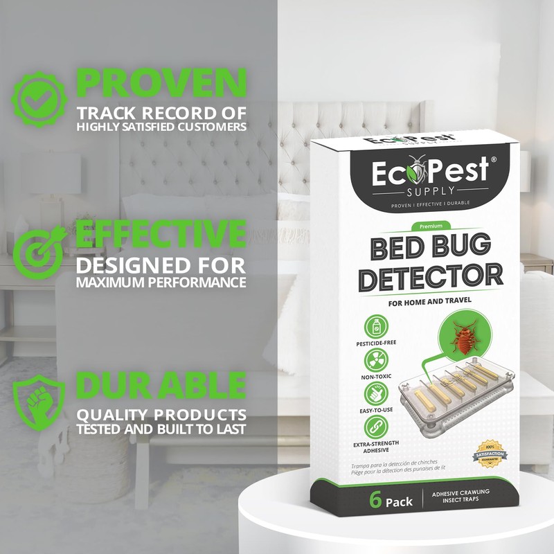 Bed Bug Detector – 6 Pack | Early Detection Bed